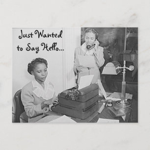 Postal Só queria dizer "Olá, cartão postal"