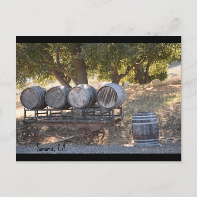 Postal Sonoma, cartão de CA (Frente)