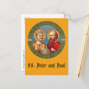 Postal SS. Pedro e Paulo, Apóstolos (JMAS 01) Cartão Post
