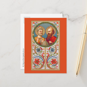 Postal SS. Pedro e Paulo, Apóstolos (JMAS 01) Cartão Post