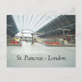 Postal St Pancras - Londres - cartão
