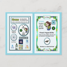 Postal Strauna - Cartão de Comércio de Estrôncio