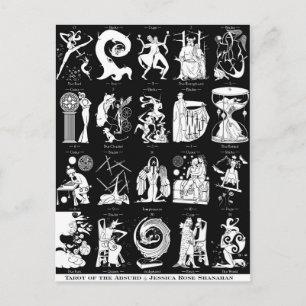 Postal Tarot do Absurdo — Cartão de Posto