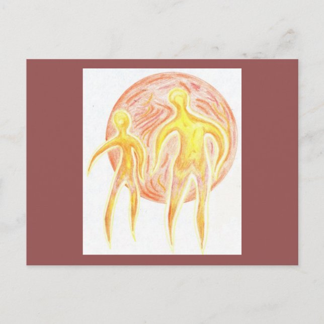 Postal Tempo Moldado / Aliens / Planet Art SF / Cartão po (Frente)