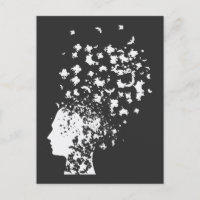 Teste de Inkblot da Mente do Cartão de Psicologia