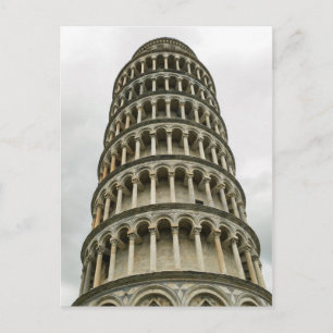Postal Torre de Pisa Jogo de Chuveiro de Noiva Cartão Po
