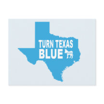 Transmitir cartão azul do Texas | Votar Democrata