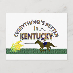 Postal Tudo é melhor no cartão de Kentucky