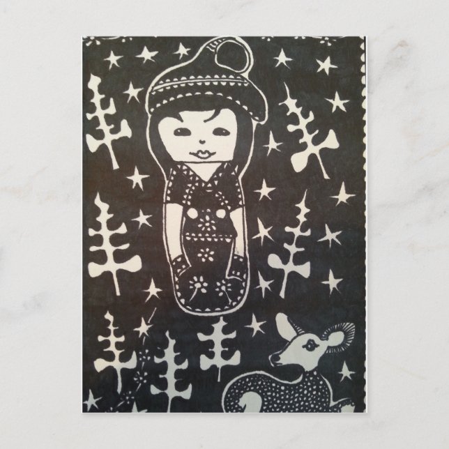 Postal Um pequeno cartão (Frente)