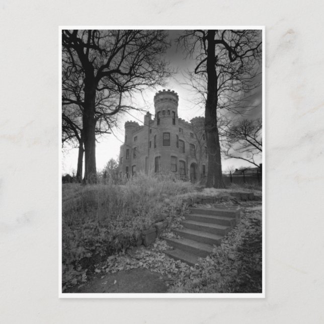 Postal Vela Fantasma, cartão do gabinete (Frente)