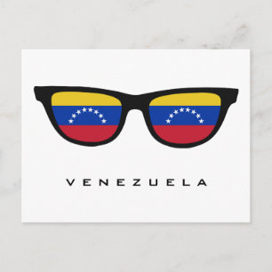 Postal Venezuela Shades de texto personalizado e cartão 