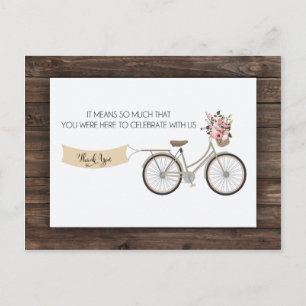 Postal Viagem de 4,25" x 5,6" Obrigado Cartão de Posto