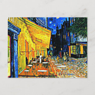 Postal Vincent Van Gogh - Cartão de Posto Café Terrace