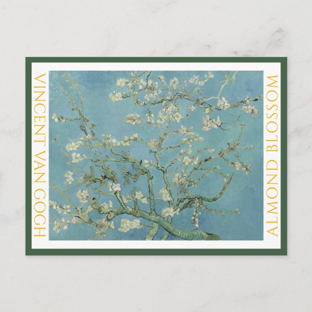 Postal VINCENT VAN GOGH ... FLOR DE AMENDOEIRA ... Cartão (Frente)