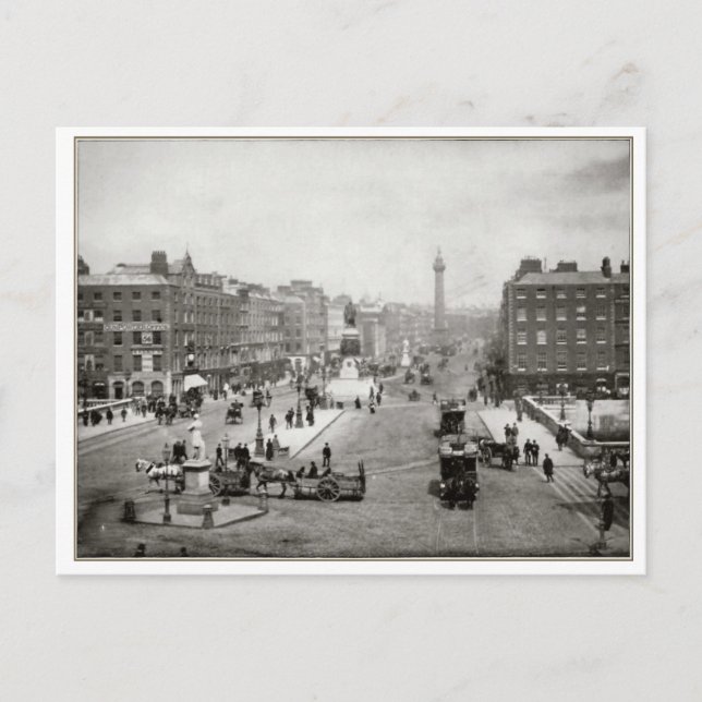 Postal Vintage Dublin, Ireland - cartão (Frente)