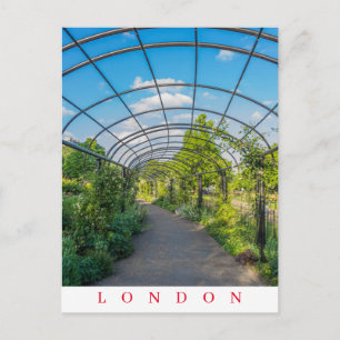 Postal Visão do caminho do Hyde Park de Londres em cartão