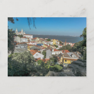Postal Vista do Castelo de São Jorge, Portugal - Cartão