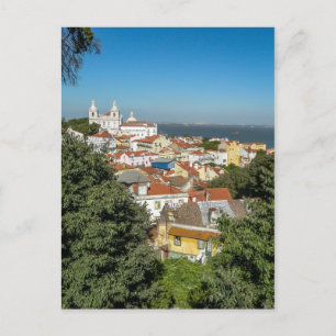 Postal Vista do Castelo de São Jorge (vert) - Cartão po