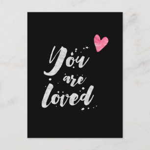 Postal Você É Amado - Cartão Inspiracional