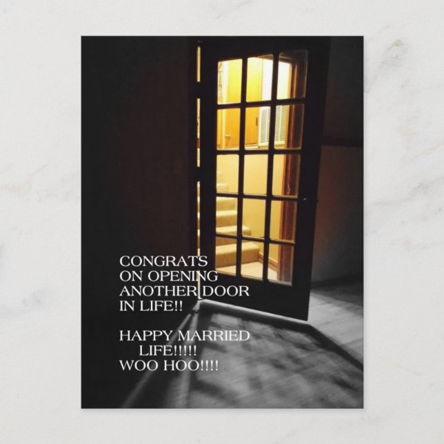 Postal Você é casado... CARTÃO WOW (Frente)