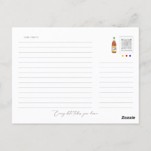 Postal Você é o meu cartão de pai.