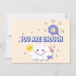 Postal Você É O Suficiente - Cartão Saudável