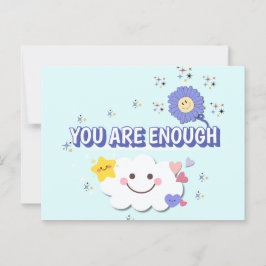 Postal Você É O Suficiente - Cartão Saudável