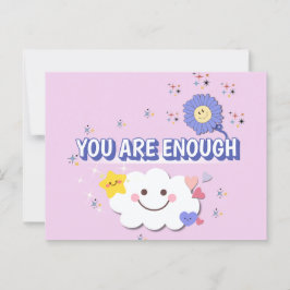 Postal Você É O Suficiente - Cartão Saudável