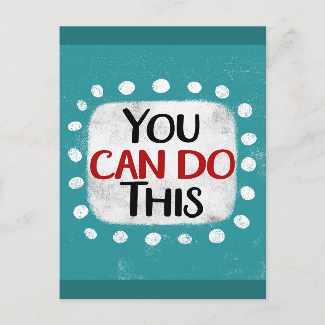 Postal Você Pode Fazer Este Cartão (Frente)