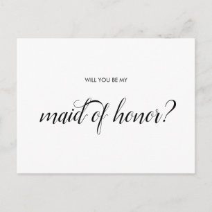 Postal Você será meu cartão de Madrinha de casamento?