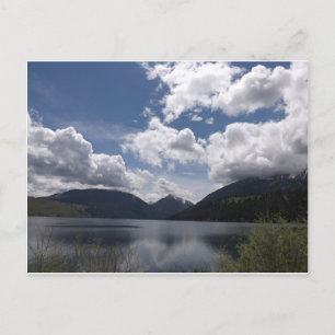 Postal Wallowa Lake Oregon no Cartão de Posto de Verão