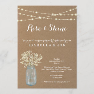 Postar Casamento De Manhã De Brunch Após Convite