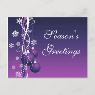 PostCards elegante, cartões de natal de negócios