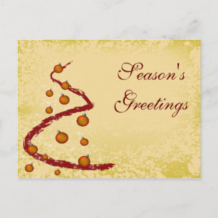 PostCards elegante para cartões de natal de negó