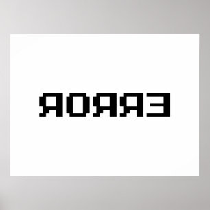 Poster Я OЯ Я Eixo   ERRO