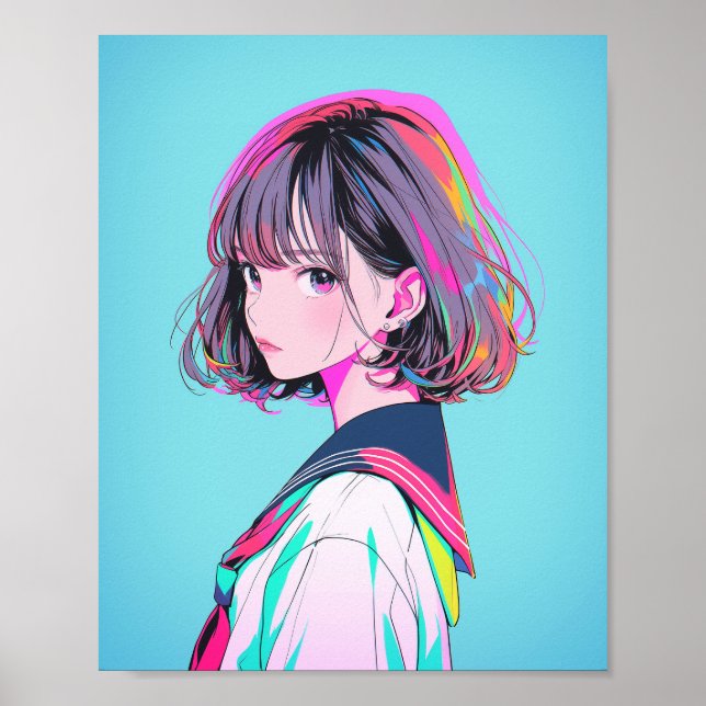 Poster 【アイコン用画像】プロフィール画像に最適な画像｜ダウンロードアイテム GenerativeAI (Frente)