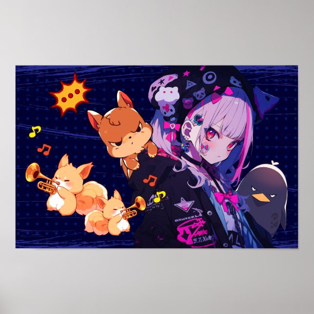 POSTER ポスター｜VACHABORG グッズ「♪ めいくのーのいず」 ポスター (Frente)