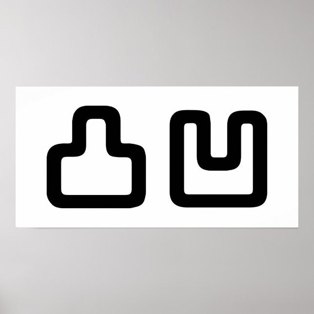 Poster 凸 凹 Dekoboko で こ ぼ こ (Frente)