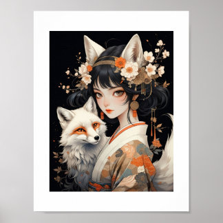 Poster 妖狐［japanese fox monsters］001