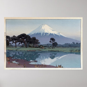 Pôster 富士山鈴川, Monte Fuji, Suzukawa, Yoshida, Wo