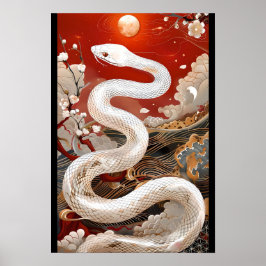 Poster 月夜の守護蛇／Moonlit Guardian Snake