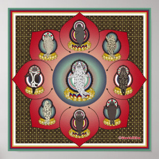 Poster 海豹曼荼羅（seal  mandala）