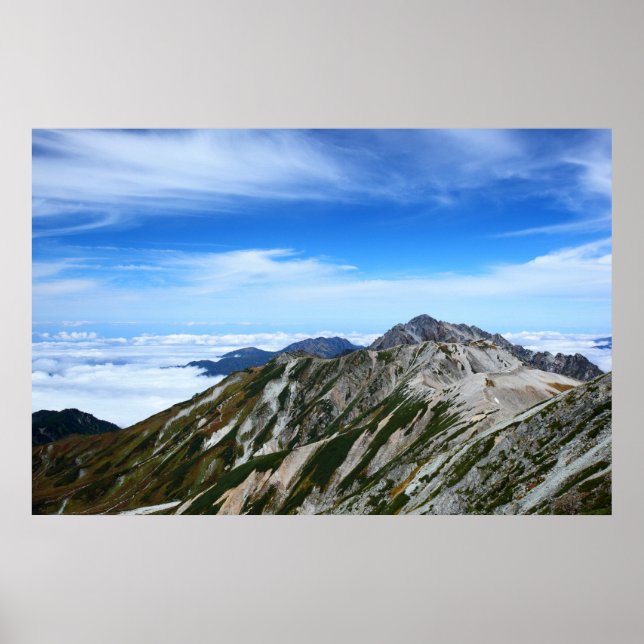 PÔSTER 立 山 連 峰 山 の 並 み (Frente)
