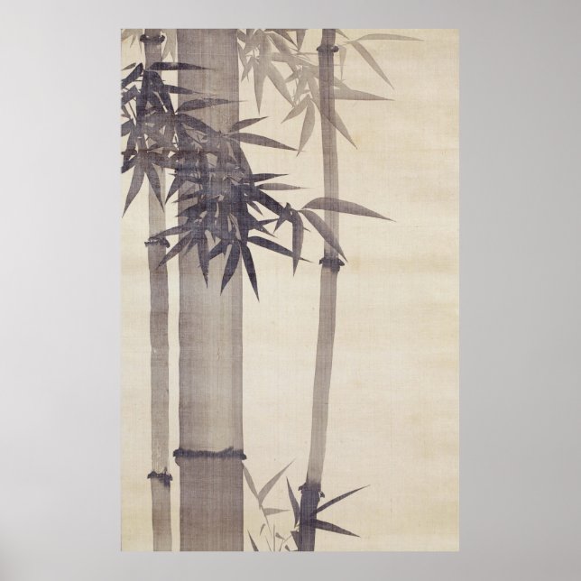 Poster 竹, 其 一 Bamboo, Kiitsu, Arte do Japão (Frente)