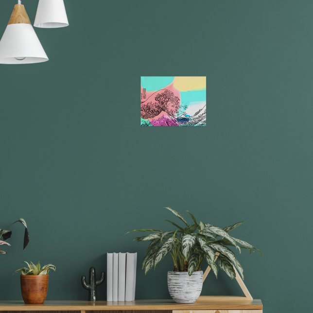 Poster 色＿波＿The Great Wave…color トートバッグ (Sala de Estar 1)