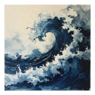 Pôster 蒼の波 – The Indigo Wave