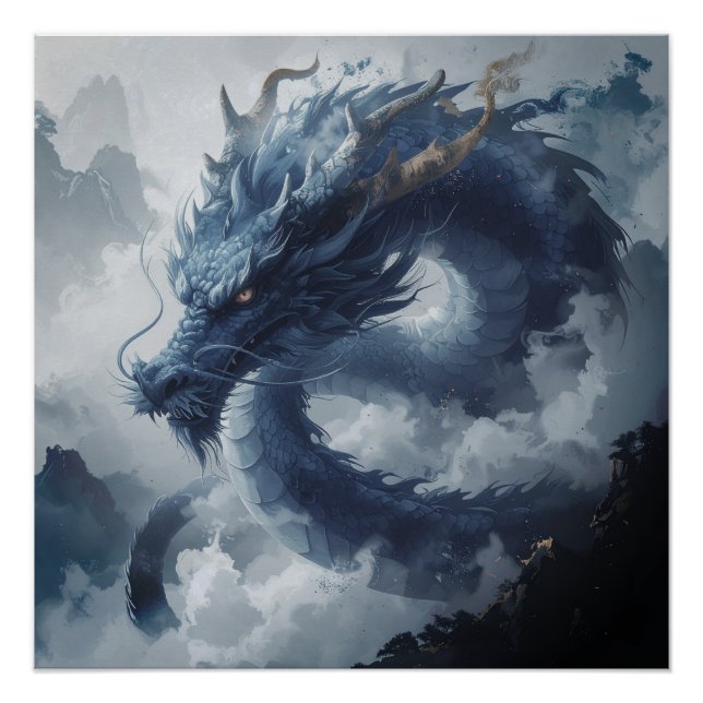 Pôster 蒼天の龍 – The Azure Dragon of the Sky (Frente)