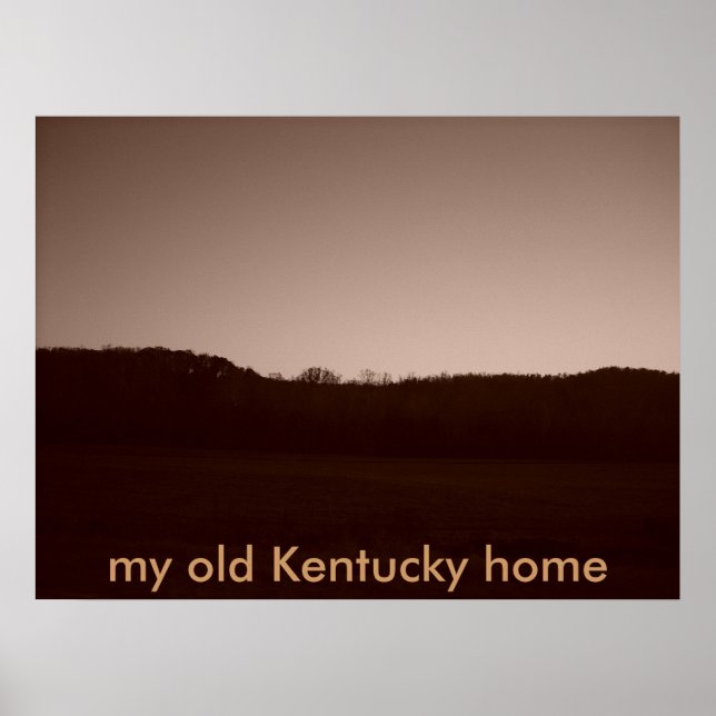 Poster 057, minha antiga casa do Kentucky (Frente)