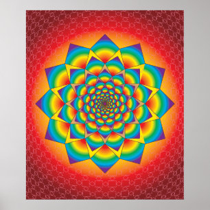POSTER 05 RADIANCE MANDALA