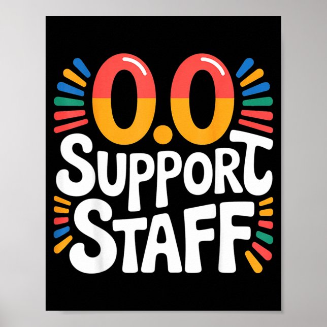 Poster 0.0 Suprt Staff Marathon Cheer Squad -  (Frente)